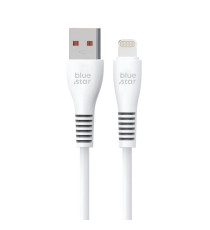 Cavo di ricarica da USB-A a lightning Blue Star DC99I 1mt 2A 12w bianco ricarica e trasferimento dati rapida ed efficiente Cavo di ricarica da USB-A a lightning Blue Star DC99I 1mt 2A 12w bianco ricarica e trasferimento dati rapida ed efficiente