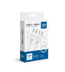 Cavo di ricarica da USB-C a type-c usb-c Blue Star 1mt 6A 60w QC4.0 Q28 bianco ricarica e trasferimento dati Quick Charge 4.0 Cavo di ricarica da USB-C a type-c usb-c Blue Star 1mt 6A 60w QC4.0 Q28 bianco ricarica e trasferimento dati Quick Charge 4.0