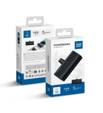 Power bank compatto Blue Star W0556P con connettore lightning integrato 5000mAh 2.1A ricarica rapida, piccolo tascabile Power bank compatto Blue Star W0556P con connettore lightning integrato 5000mAh 2.1A ricarica rapida, piccolo tascabile
