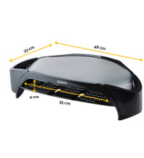 Supporto monitor plus - vaschetta e scomparti - Fellowes