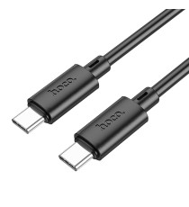 Cavo di ricarica da USB-C a type-c usb-c Hoco X88 nero 1mt PD60W 3A ricarica e trasferimento dati fast in pvc alta qualità! Cavo di ricarica da USB-C a type-c usb-c Hoco X88 nero 1mt PD60W 3A ricarica e trasferimento dati fast in pvc alta qualità!