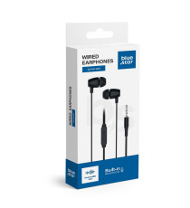 Auricolari Blue Star PA-E67 nero con microfono Jack 3,5 mm cuffie stereo di alta qualità in-ear - cavo 120cm suono nitido Auricolari Blue Star PA-E67 nero con microfono Jack 3,5 mm cuffie stereo di alta qualità in-ear - cavo 120cm suono nitido