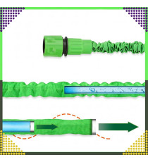 Tubo estensibile da giardino da 2,5mt a 7,5mt verde K1438,con connettori e irrigatore,7 tipologie di spurzzo, alta qualità! Tubo estensibile da giardino da 2,5mt a 7,5mt verde K1438,con connettori e irrigatore,7 tipologie di spurzzo, alta qualità!