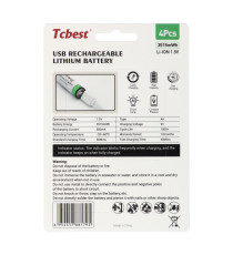 Batterie ricaricabili con presa type-c Tcbest 4pz stilo R6 (AA) 950 mAh cavo usb-a con 2 type-C,basta un cavo per ricaricarle Batterie ricaricabili con presa type-c Tcbest 4pz stilo R6 (AA) 950 mAh cavo usb-a con 2 type-C,basta un cavo per ricaricarle