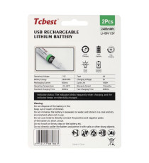 Batterie ricaricabili con presa type-c Tcbest 2pz stilo R6 (AA) 650 mAh cavo usb-a con 2 type-C,basta un cavo per ricaricarle Batterie ricaricabili con presa type-c Tcbest 2pz stilo R6 (AA) 650 mAh cavo usb-a con 2 type-C,basta un cavo per ricaricarle