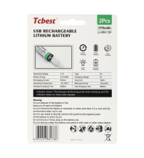 Batterie ricaricabili con presa type-c Tcbest 2pz stilo R6 (AA) 750 mAh cavo usb-a con 2 type-C,basta un cavo per ricaricarle Batterie ricaricabili con presa type-c Tcbest 2pz stilo R6 (AA) 750 mAh cavo usb-a con 2 type-C,basta un cavo per ricaricarle