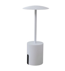 Lampada da tavolo Rocket - a led - alluminio - bianco - King Collection Lampada da tavolo Rocket - a led - alluminio - bianco - King Collection