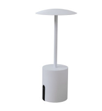 Lampada da tavolo Rocket - a led - alluminio - bianco - King Collection Lampada da tavolo Rocket - a led - alluminio - bianco - King Collection