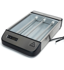 Tostapane a pannello piatto orizzontale 1000W Aigostar,6 regolazioni di tostatura,in acciaio inossidabile,pulsanti touch Tostapane a pannello piatto orizzontale 1000W Aigostar,6 regolazioni di tostatura,in acciaio inossidabile,pulsanti touch