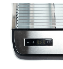 Tostapane a pannello piatto orizzontale 1000W Aigostar,6 regolazioni di tostatura,in acciaio inossidabile,pulsanti touch Tostapane a pannello piatto orizzontale 1000W Aigostar,6 regolazioni di tostatura,in acciaio inossidabile,pulsanti touch