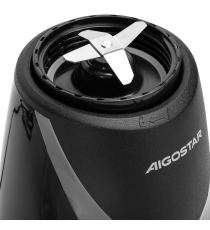 Frullatore 250W capacità 500ml Aigostar,lame in acciaio inox,smontabile,Interruttore one-touch,coperchio borraccia omaggio Frullatore 250W capacità 500ml Aigostar,lame in acciaio inox,smontabile,Interruttore one-touch,coperchio borraccia omaggio