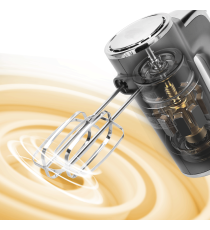 Sbattitore Aigostar 400W,5 velocità + tasto turbo,due set di fruste, mixer misura L190xW150xH83mm,tasto rilascio fruste Sbattitore Aigostar 400W,5 velocità + tasto turbo,due set di fruste, mixer misura L190xW150xH83mm,tasto rilascio fruste
