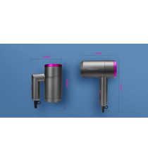 ASCIUGACAPELLI AGLI IONI NERO/ROSA 2400W - PHON 2 VELOCITA' - 3 REGOLAZIONI DI CALORE L249*W99*H286mm CERTIFICATO ASCIUGACAPELLI AGLI IONI NERO/ROSA 2400W - PHON 2 VELOCITA' - 3 REGOLAZIONI DI CALORE L249*W99*H286mm CERTIFICATO