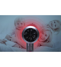 ASCIUGACAPELLI AGLI IONI NERO/ROSA 2400W - PHON 2 VELOCITA' - 3 REGOLAZIONI DI CALORE L249*W99*H286mm CERTIFICATO ASCIUGACAPELLI AGLI IONI NERO/ROSA 2400W - PHON 2 VELOCITA' - 3 REGOLAZIONI DI CALORE L249*W99*H286mm CERTIFICATO