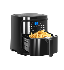 Friggitrice ad aria Aigostar 7 litri 1900W,smart wifi, touch screen led, cestello estraibile, misura L416xW318xH346mm Friggitrice ad aria Aigostar 7 litri 1900W,smart wifi, touch screen led, cestello estraibile, misura L416xW318xH346mm