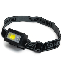 Torcia lampada da testa led frontale Aigostar 1.2w 140 lumen 6500k luce fredda L56xW34xH40mm fino a 30mt a batteria 3 AAA Torcia lampada da testa led frontale Aigostar 1.2w 140 lumen 6500k luce fredda L56xW34xH40mm fino a 30mt a batteria 3 AAA