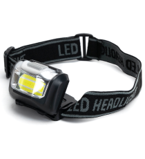 Torcia lampada da testa led frontale Aigostar 1.2w 130 lumen 6500k luce fredda L60xW43xH34mm fino a 30mt a batteria 3 AAA Torcia lampada da testa led frontale Aigostar 1.2w 130 lumen 6500k luce fredda L60xW43xH34mm fino a 30mt a batteria 3 AAA