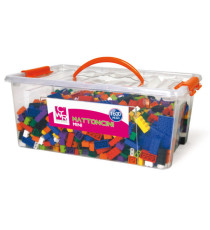 Mattoncini Micro da costruzione - in ABS - colori assortiti - CWR - bauletto da 1600 pezzi Mattoncini Micro da costruzione - in ABS - colori assortiti - CWR - bauletto da 1600 pezzi
