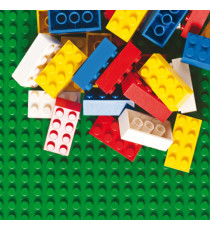 Mattoncini Micro da costruzione - in ABS - colori assortiti - CWR - bauletto da 350 pezzi