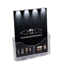 Portadepliant da banco - 1 tasca A4 - 24 x 28 x 10 cm - Tecnostyl Portadepliant da banco - 1 tasca A4 - 24 x 28 x 10 cm - Tecnostyl