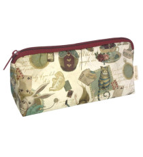 Astuccio c/zip Alice - 19,5 x 8 x 6 cm - carta lavabile 100 gr - Kartos