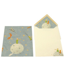Biglietto Piccolo Principe - 19 x 25 cm - Kartos - conf. 10 pezzi Biglietto Piccolo Principe - 19 x 25 cm - Kartos - conf. 10 pezzi