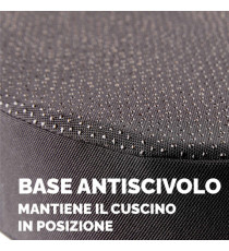 Cuscino Breyta Comfort - 6 x 43 x 43 cm - in tessuto - nero - Fellowes