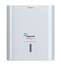 Distributore asciugamani piegati a Z/W Hi-Tech - 29 x 10,8 x 33,6 cm - bianco - Papernet Distributore asciugamani piegati a Z/W Hi-Tech - 29 x 10,8 x 33,6 cm - bianco - Papernet