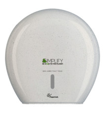 Distributore Jumbo Simplify - 34,5 x 14,8 x 34,5 cm - white wood - Papernet Distributore Jumbo Simplify - 34,5 x 14,8 x 34,5 cm - white wood - Papernet