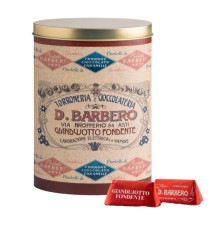 Gianduiotti - in scatola di metallo - gusto fondente - 150 gr - Barbero