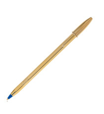 Penna Cristal Shine - fusto oro/argento - Bic - expo 40 pezzi Penna Cristal Shine - fusto oro/argento - Bic - expo 40 pezzi