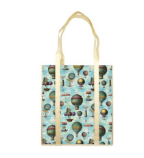 Shopper con manici - fantasia Air Ballons - 35 x 40 x 8 cm - carta lavabile 100 gr - Kartos Shopper con manici - fantasia Air Ballons - 35 x 40 x 8 cm - carta lavabile 100 gr - Kartos