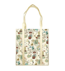 Shopper con manici - fantasia Alice - 35 x 40 x 8 cm - carta lavabile 100 gr - Kartos Shopper con manici - fantasia Alice - 35 x 40 x 8 cm - carta lavabile 100 gr - Kartos