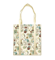 Shopper con manici - fantasia Alice - 35 x 40 x 8 cm - carta lavabile 100 gr - Kartos Shopper con manici - fantasia Alice - 35 x 40 x 8 cm - carta lavabile 100 gr - Kartos
