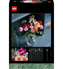 Lego Botanicals - Bouquet di fiori rosa - Lego 10342 The Botanical Collection con mazzo di Fiori Artificiali 749pz ANNI 18+