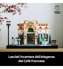 Lego Icons - Café francese - Lego 10362 Benvenuti al Café Fleur, French Cafè 1101pz Anni18+