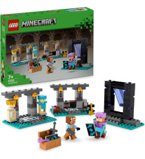 Lego Minecraft - L’Armeria - Lego 21252  Autentico giocattolo da gaming 203pz Anni 7+