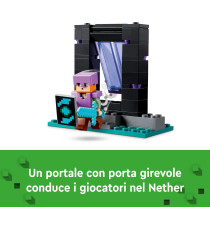 Lego Minecraft - L’Armeria - Lego 21252  Autentico giocattolo da gaming 203pz Anni 7+