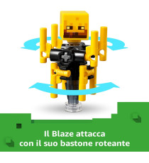 Lego Minecraft - Battaglia sul ponte del Nether - Lego 21266 99pz Anni 6+