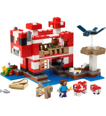 Lego Minecraft - La casa del Mooshroom - Lego 21270 Gioco di ruolo con tanti personaggi Minecraft 500pz Anni 8+