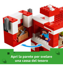 Lego Minecraft - La casa del Mooshroom - Lego 21270 Gioco di ruolo con tanti personaggi Minecraft 500pz Anni 8+