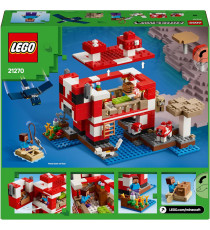 Lego Minecraft - La casa del Mooshroom - Lego 21270 Gioco di ruolo con tanti personaggi Minecraft 500pz Anni 8+