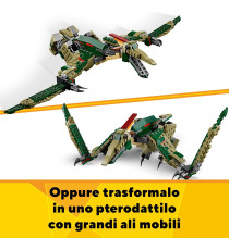 Lego Creator 3 in 1 - T. rex - Lego 31151 3 Modellini Snodabili come T. Rex, Triceratopo o Pterodattilo 626pz Anni 9+