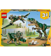 Lego Creator 3 in 1 - T. rex - Lego 31151 3 Modellini Snodabili come T. Rex, Triceratopo o Pterodattilo 626pz Anni 9+
