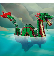 Lego Creator 3 in 1 - Drago medievale - Lego 31161 Si trasforma in Drago,Serpente Marino o in Fenice 715pz Anni 9+