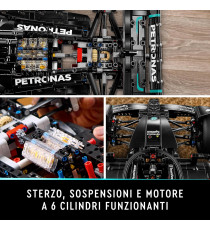 Lego Technic - Mercedes-AMG F1 W14 E Performance - Lego 42171 dotato di pneumatici slick e di sterzo Anni 18+ 1643pz