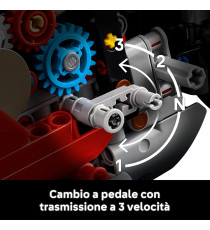 Lego Technic - Motocicletta Ducati Panigale V4 S - Lego 42202 Cambio realistico pedale a 3 velocità Anni 18+ 1603pz