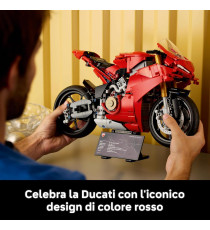 Lego Technic - Motocicletta Ducati Panigale V4 S - Lego 42202 Cambio realistico pedale a 3 velocità Anni 18+ 1603pz