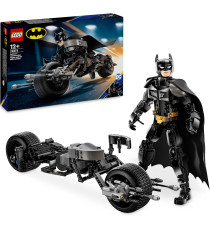 Lego Dc Batman - Personaggio costruibile di Batman con Bat-Pod - Lego 76273 dal film da Il Cavaliere Oscuro Anni 12+ 713pz
