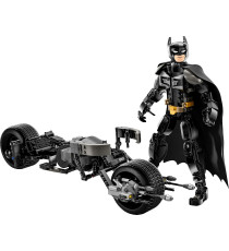 Lego Dc Batman - Personaggio costruibile di Batman con Bat-Pod - Lego 76273 dal film da Il Cavaliere Oscuro Anni 12+ 713pz